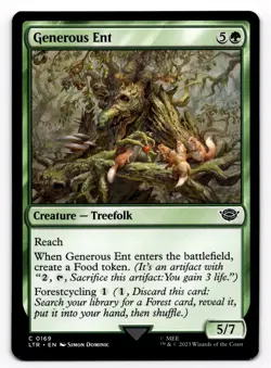 MTG Card Generous Ent - Universes Beyond: LOTR - NM - Magic the Gathering - Image 1