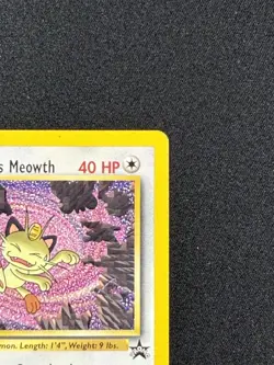 Pokemon Card - WoTC Black Star Promo Team Rocket's Meowth #18 LP - Image 4