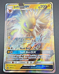 Jolteon GX SM173 - Full Art Holo Promo Rare Pokemon Card TCG - Image 1