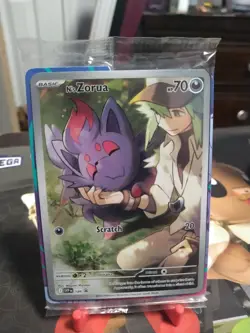 Pokemon TCG Illustration N's Zorua Promo Card #189 Sealed - Image 1