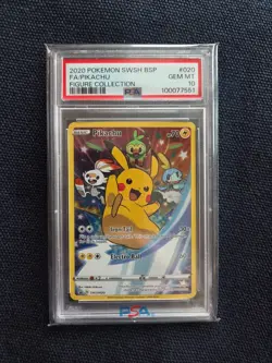 Pikachu SWSH020 SWSH: Sword & Shield Promo Cards Holo (PSA 10) - Image 1