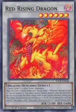 Red Rising Dragon - SDCK-EN048 - Ultra Rare - 1st Edition Near Mint Yugioh Card - Image 1