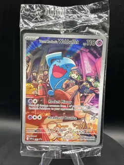 Team Rockets Wobbuffet 203 Black Star Promo Sealed Pokemon Card - Image 1