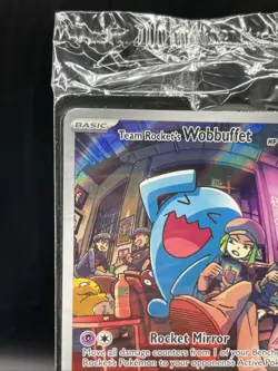 Team Rockets Wobbuffet 203 Black Star Promo Sealed Pokemon Card - Image 2