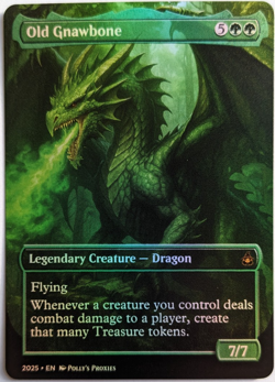 Old Gnawbone FOIL Proxy Playtest Card with Custom Fantasy Dragon Art Design - Image 5