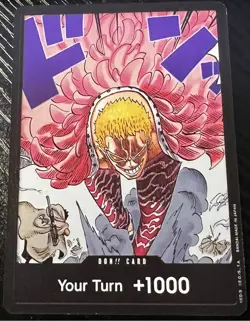 One Piece TCG DON!! Card (Doflamingo) OP10 Royal Blood Foil - Image 1