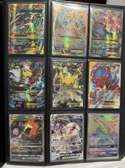 ✨Pokemon Binder Card Lot | Mega Rayquaza, Charizard, Pikachu | Massive Value - Image 1