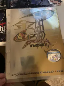 Pokemon TCG Neo Genesis Promo Series 1 Japanese. 9 Card Binder Brand New Sealed - Image 1