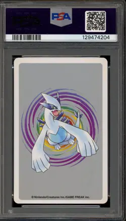 Pokemon Silver Playing Cards Psyduck 5 of Spades #054 PSA 10 Gem Mint - Image 2