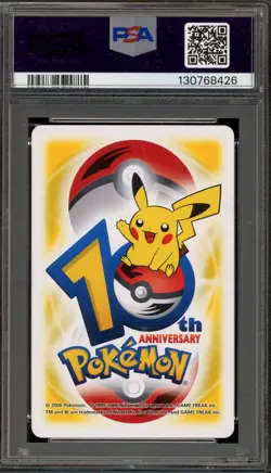 Pokemon 10th Ann. Playing Cards Salamence Yellow Jack of Clubs PSA 10 - Image 2