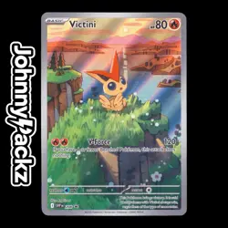 Pokemon TCG - Victini SVP208 Full Art - Scarlet & Violet Promo Card Holo (NM) - Image 1