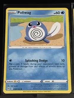 Pokemon TCG Poliwag/Poliwhirl/Poliwrath 5 Card Lot - Image 2