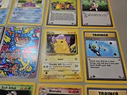 Lot Pokemon Cards Vintage Modern Wotc Singles Holo Rare Shadowless Tag Team 1st - Image 5