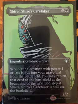 MTG - Commander (EDH) Deck - Shirei, Shizo's Caretaker, Mono Blackrifice ☠ - Image 1