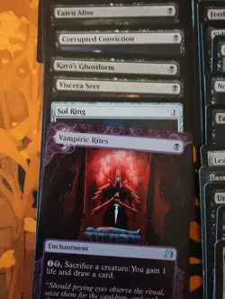 MTG - Commander (EDH) Deck - Shirei, Shizo's Caretaker, Mono Blackrifice ☠ - Image 3