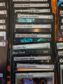 MTG - Commander (EDH) Deck - Shirei, Shizo's Caretaker, Mono Blackrifice ☠ - Image 5