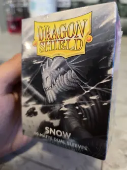 Dragon Shield SNOW SET Matte 100ct Sleeves Factory Sealed - Image 2