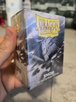 Dragon Shield SNOW SET Matte 100ct Sleeves Factory Sealed - Image 3