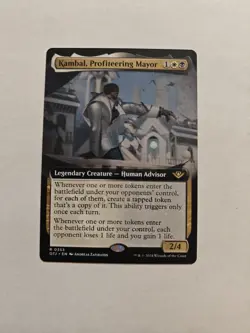 Kambal, Profiteering Mayor (Extended Art) Outlaws of Thunder Junction Regular - Image 1
