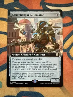 Stridehangar Automaton (Extended Art) - DRC #0035 - MTG Near Mint - Image 1