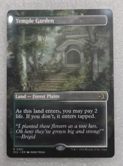 Temple Garden x1 MTG Magic the Gathering - Lorwyn Eclipsed Borderless - Image 1