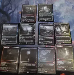 Mtg Innistrad Double Feature Rare Land Cycle All 10 - Image 1