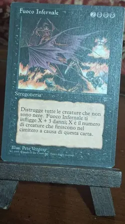 Legends Italian Hellfire MTG Magic the Gathering NM Fuoco Infernale - Image 1