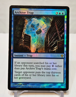 FOIL Archive Trap Zendikar MTG Magic The Gathering 346 - Image 1