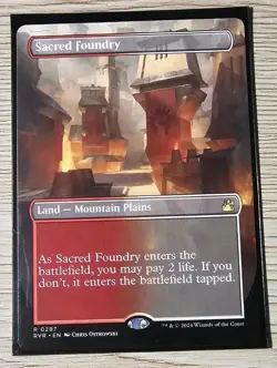 Sacred Foundry (Borderless) Ravnica Remastered Regular - Image 1