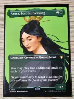 Azusa, Lost but Seeking (Borderless) Commander Masters Regular - Image 1