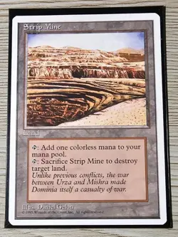 Strip Mine MTG Core Set 4th Edition Regular - Image 1