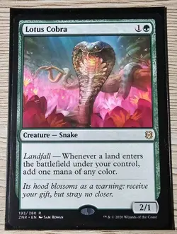 Lotus Cobra Zendikar Rising Regular - Image 1
