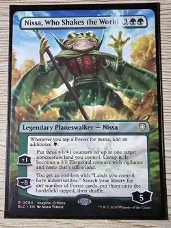 Nissa, Who Shakes the World (Borderless) Commander: Bloomburrow Foil - Image 1
