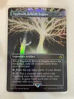 Magic The Gathering, Assassins Creed, Yggdrasil Rebirth Engine, NM, Foil - Image 1