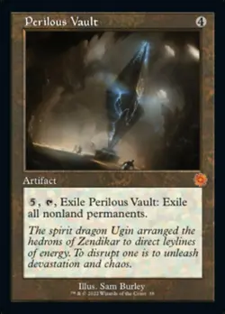 1x Perilous Vault -- Retro Frame NM-Mint, English The Brothers' War: Retro Frame - Image 1