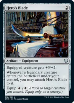 4x Hero's Blade NM-Mint, English Commander Legends MTG Magic - Image 1