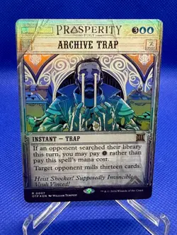 Magic The Gathering Mtg Foil Archive Trap Thunder Junction Excellent Rare - Image 1