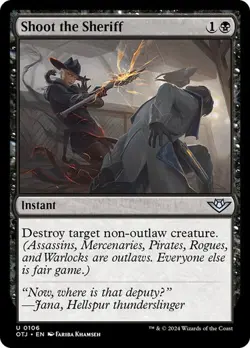 MTG - Shoot the Sheriff - OTJ - Magic the Gathering - Image 1