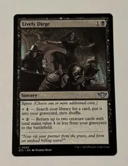 MTG Lively Dirge - Outlaws Of Thunder Junction LP - Image 1
