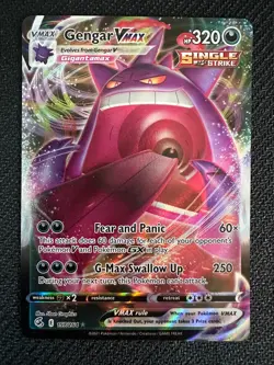Gengar VMAX 157/264 Full Art Swsh08: Pokemon Fusion Strike Holo Near Mint - Image 1