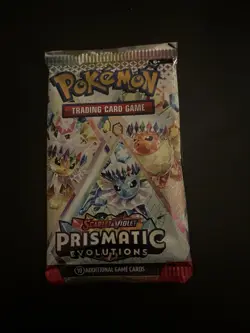 22.17g HEAVY Prismatic Evolutions Pokemon Sealed Booster Pack New God PackUU! - Image 2