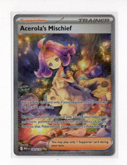Pokemon TCG Mega Evolution Acerola's Mischief 183/132 NM - Image 1