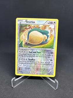 2016 Pokemon TCG Snorlax 77/124 XY Era Fates Collide Reverse Holo Komiya - Image 1