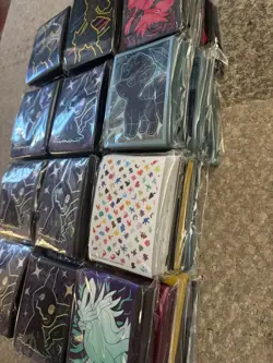 Pokemon TCG ETB Card Sleeves Lot of 60, New and Sealed - Image 2
