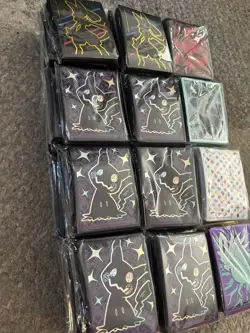 Pokemon TCG ETB Card Sleeves Lot of 60, New and Sealed - Image 3