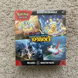 Pokemon Surging Sparks Booster (1) Bundle Box Factory Sealed! 6 Packs! - Image 1