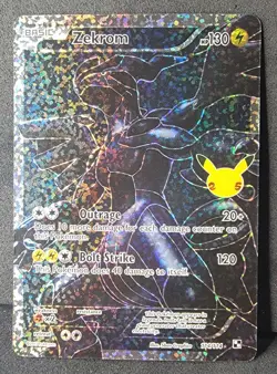 Zekrom 114/114 Ultra Rare Pokemon TCG Celebrations: Classic Collection NM - Image 1
