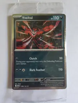 🔥Sealed Yveltal 088/132 Reverse Holo Mega Evolution Pokemon EB GAMES PROMO EN - Image 1
