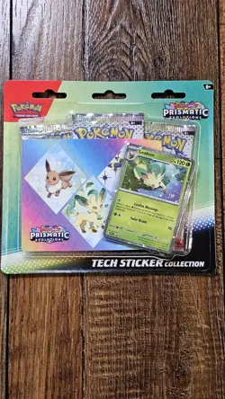 🔥🔥Pokemon TCG Prismatic Evolutions Tech Sticker Collection Set of 3 Sealed🔥 - Image 5
