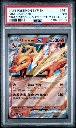 Charizard EX 161 Super Svp En-sv Black Star Promo Pokemon PSA 7 - Image 1